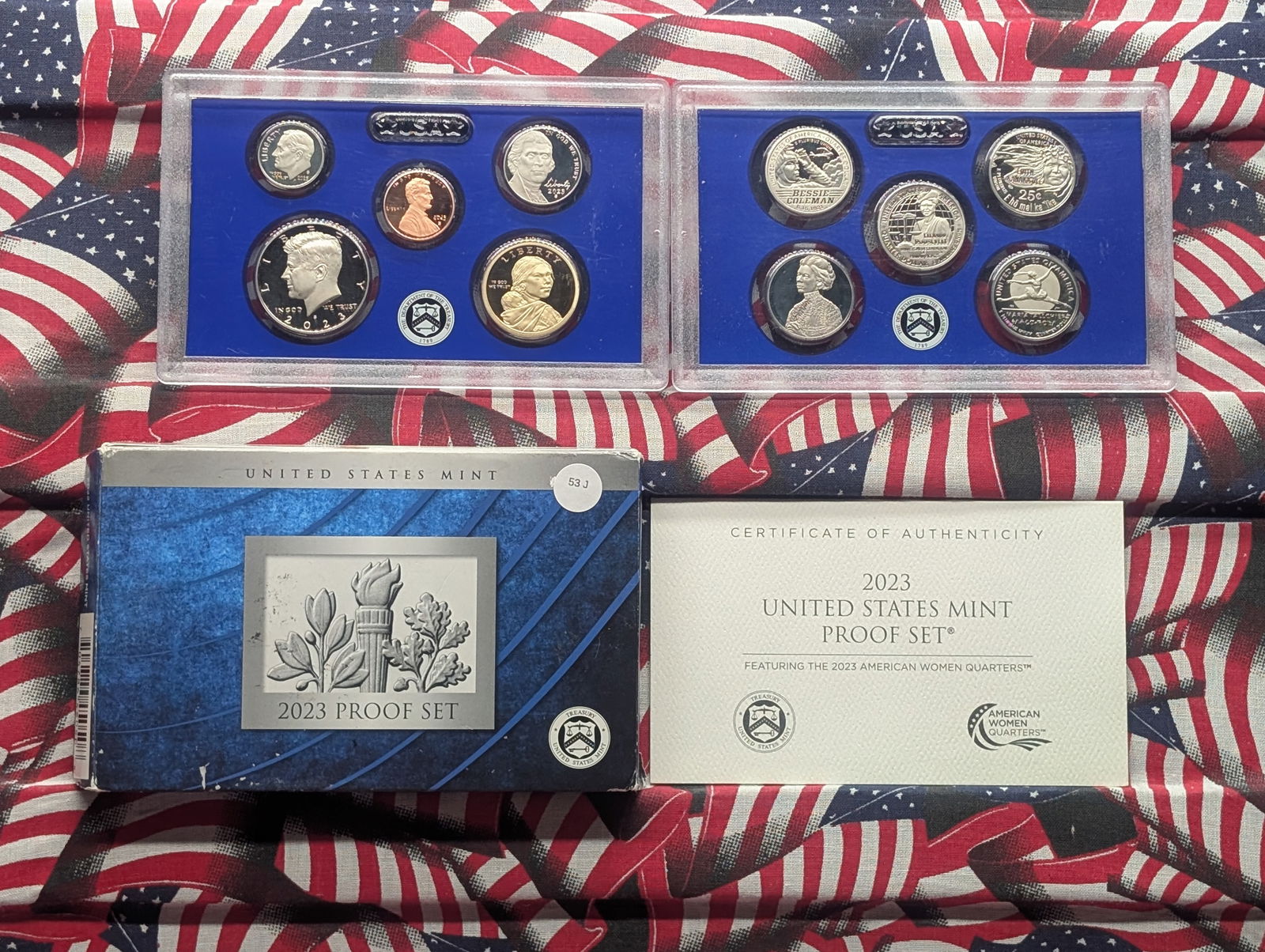 2023-S US Mint Proof Set In OGP w/COA, Includes American Women Quarters & Sacagawea Dollar (1 of 6)