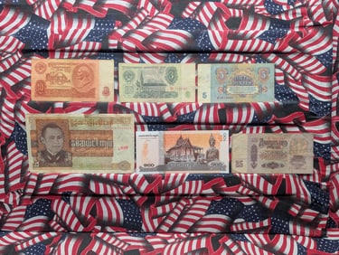 Six Assorted FOREIGN NOTES