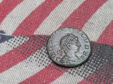 367-375 AD, Nice Details, Ancient Roman Coin, Over 1,600 years old