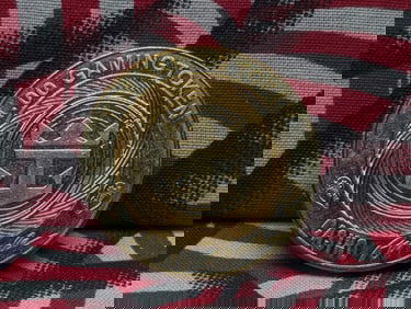 $1 "ROYAL CARIBBEAN CRUISE LINES" GOLD PLATED Casino Token "RARE "