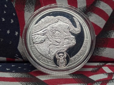 2023 South Africa "Big Five" BUFFALO 1 oz .999 Silver