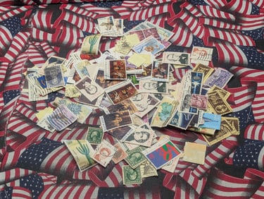 100+ Assorted Used U.S. Stamps