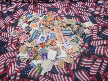 100+ Assorted Used Foreign Stamps