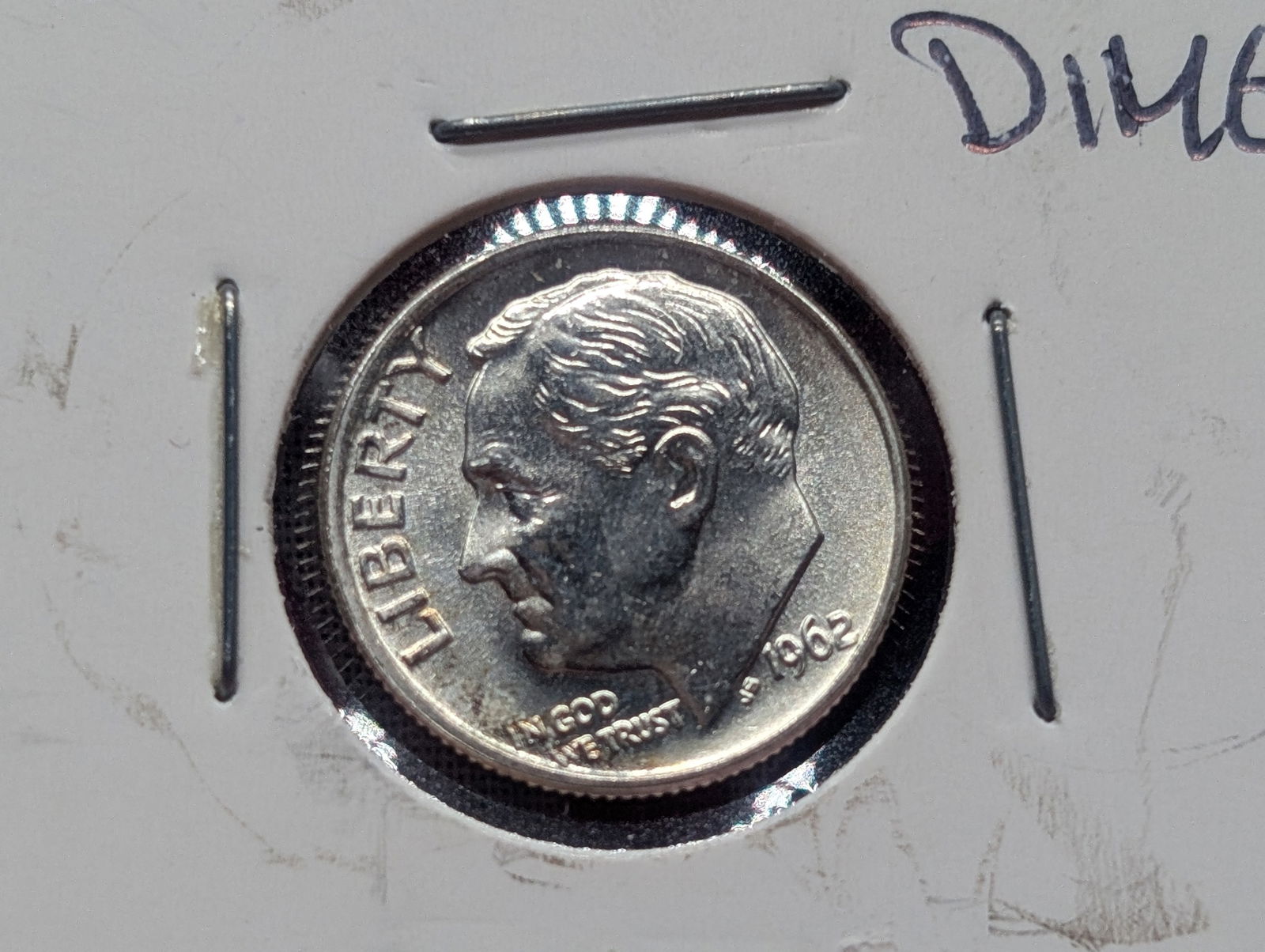 1962 BU Silver Roosevelt Dime - 90% Silver (1 of 3)