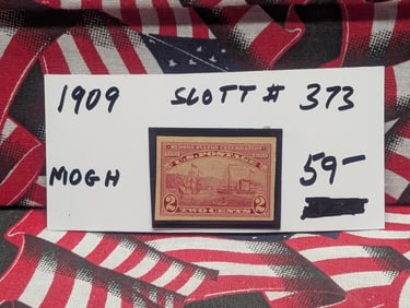 1909 U.S. Hudson Fulton Celebration Stamp - MOGNH - Scott # 373