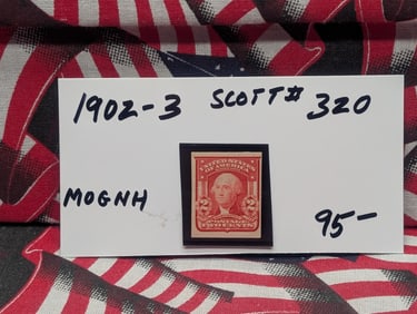 1902-1903 U.S. Two Cent Geroge Washington Postage Stamp - MOGNH - Scott # 320