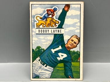 1951 Bowman Bobby Layne #102