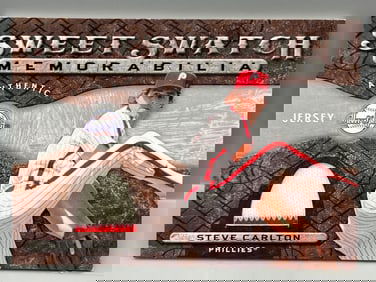 2009 Upper Deck Sweet Spot Steve Carlton Sweet Swatch Memorabilia Game Used Relic