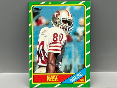 1986 Topps Jerry Rice RC