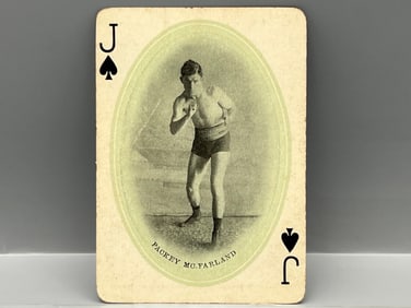 1909 James Jeffries Playing Cards Packey McFarland