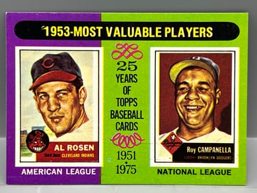 1975 Topps MVP Rosen/Campanella #191