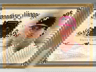 2005 Upper Deck SP Legendary Cuts Steve Carlton Legendary Lineage #/399