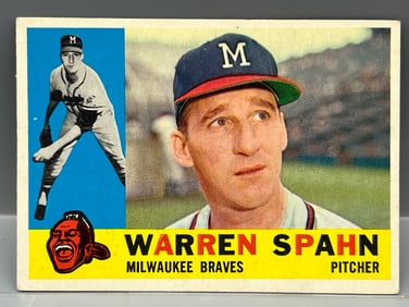 1960 Topps Warren Spahn #445