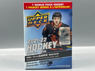 2021-22 Upper Deck Series One Hockey Factory Sealed Blaster Box