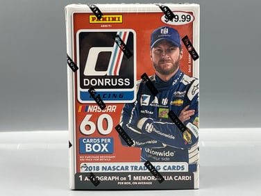 2018 Panini Donruss NASCAR Racing Factory Sealed Blaster Box