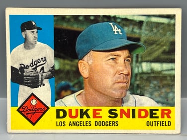 1960 Topps Duke Snider #493