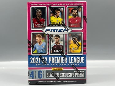 2021-22 Panini Prizm Premier League Soccer Factory Sealed Blaster Box