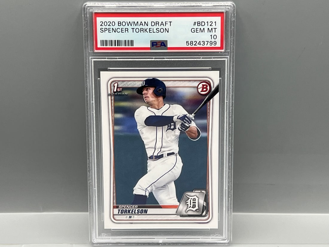 2020 Bowman Draft Spencer Torkelson 1st Bowman Paper RC #BD121 PSA Gem Mint 10 (1 of 2)