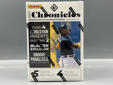 2021 Panini Chronicles Baseball Factory Sealed Blaster Box