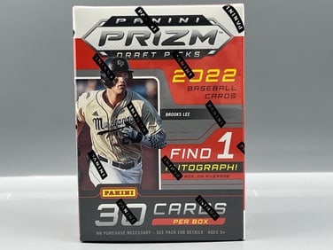 2022 Panini Prizm Draft Picks Baseball Factory Sealed Blaster Box - Possible Cal Raleigh, Jacob