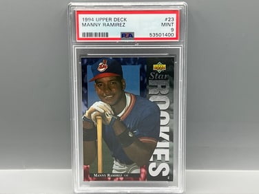 1994 Upper Deck Manny Ramirez #23 PSA Mint 9