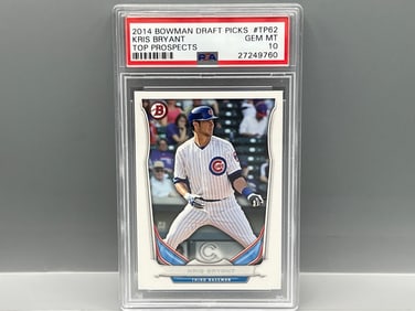 2014 Bowman Draft Picks Kris Bryant Top Prospects RC #TP62 PSA Gem Mint 10