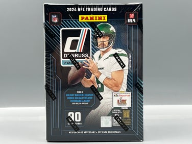 2024 Panini Donruss Holiday Football Factory Sealed Blaster Box - Possible Downtowns
