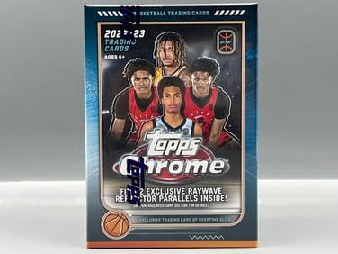 2022-23 Topps Chrome OTE Basketball Factory Sealed Blaster Box - Ausar & Amen Thompson