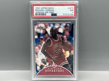 1997 Upper Deck Michael Jordan Air Time #AT3 PSA NM 7