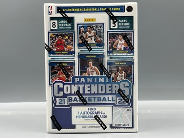 2021-22 Panini Contenders Basketball Factory Sealed Blaster Box