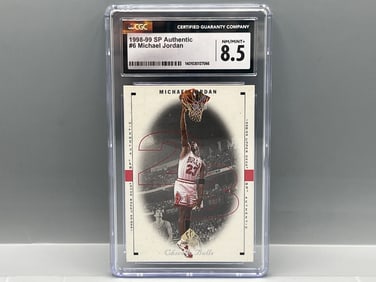 1998-99 SP Authentic Michael Jordan #6 CGC NM-MT+ 8.5