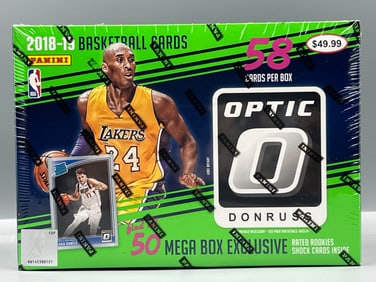 2018-19 Panini Donruss Optic Basketball Factory Sealed Mega Box - Possible Luka Doncic, Shai