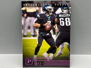 2020 Panini Chronicles Jalen Hurts Pink RC #PA-5