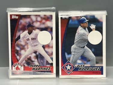 Lot of (2) 2002 Topps Post Cereal Factory Sealed Cello Packs