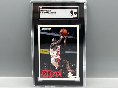 1993-94 Fleer Michael Jordan #28 SGC Mint 9