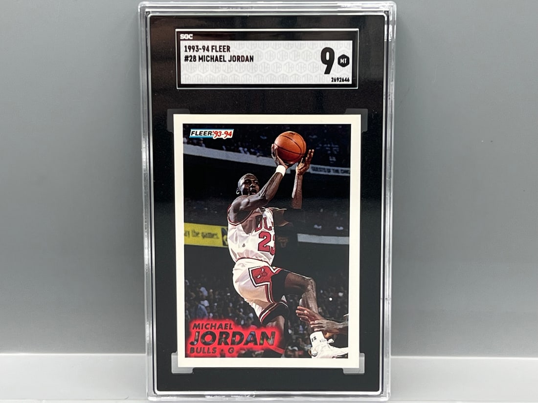 1993-94 Fleer Michael Jordan #28 SGC Mint 9 (1 of 2)