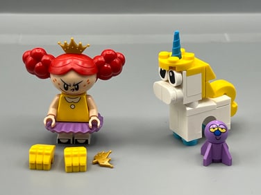 2018 Lego The Powerpuff Girls Princess Morbucks & Donny The Unicorn Minifigures