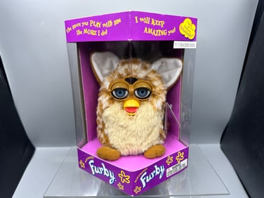 1999 Tiger Electronics Cheetah Furby Sealed in Box - Generation 4