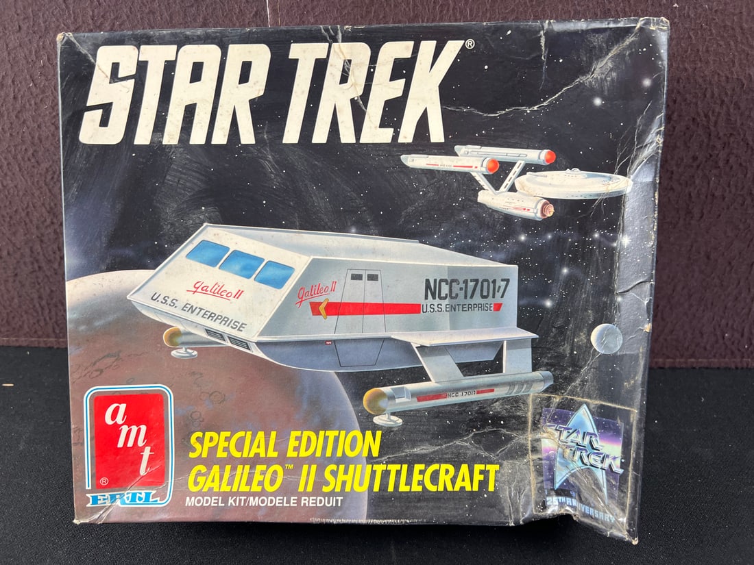 1991 Ertl AMT Star Trek Special Edition Galileo II Model Kit - Unbuilt (1 of 3)