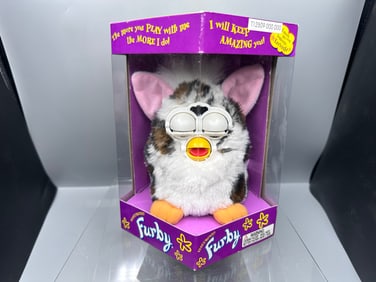 1999 Tiger Electronics Snow Leopard Furby Sealed in Box - Generation 3