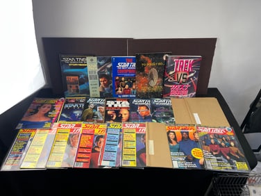 Star Trek Lot of Publications - Storybook, Companion, Fan Magazines