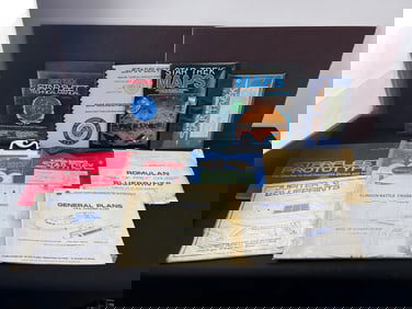 Star Trek Lot of Publications - Technical Manuals, Maps, Blueprints