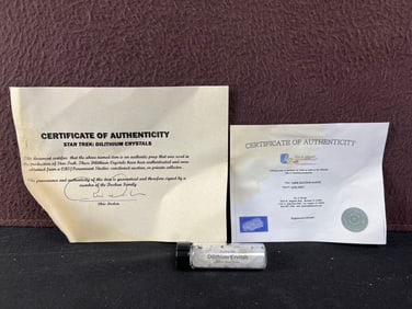 Star Trek Dilithium Crystals - Authentic production used prop