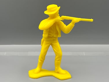 Timmee Vintage 5 Inch Yellow Cowboy Figure - Marx MPC Western Collectible