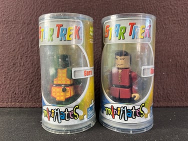 Art Asylum Star Trek Minimates Lot of 2 in Package - Gorn, Khan