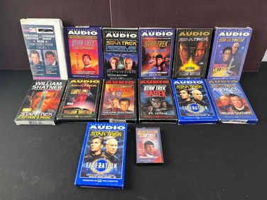 Star Trek Audio Books on Cassette Lot of 14