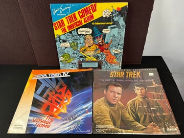 Star Trek Vinyl Records Lot of 3