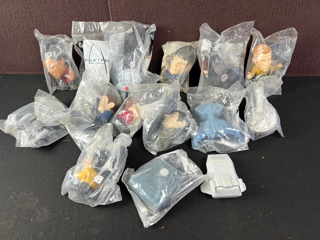 2009 Burger King Star Trek Toy Lot - Most are sealed in bags: 2009 Burger King Star Trek Toy Lot - Most are sealed in bags