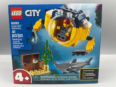 2020 Lego City 60263 Ocean Mini-Submarine Sealed Set