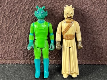1977-78 Kenner Star Wars Greedo and Tusken Raider Action Figures